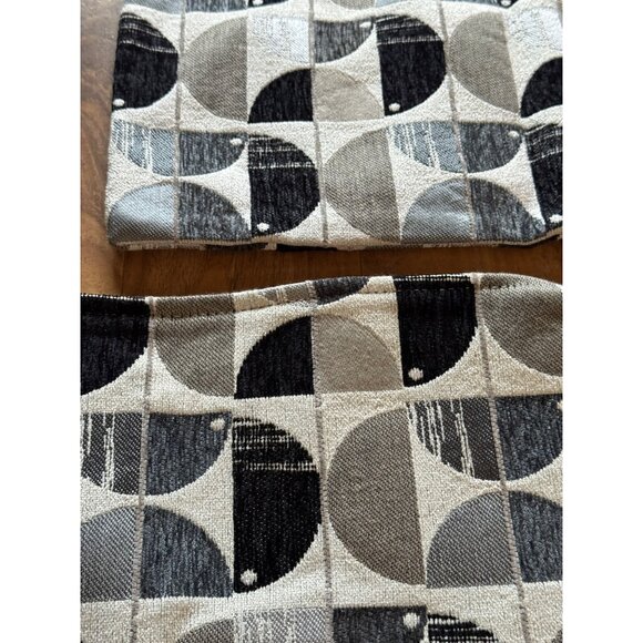 Mid-Century Modern Geometric Throw Pillow Covers Set Of 2 18 1/2" x 18 1/2" - Picture 4 of 7